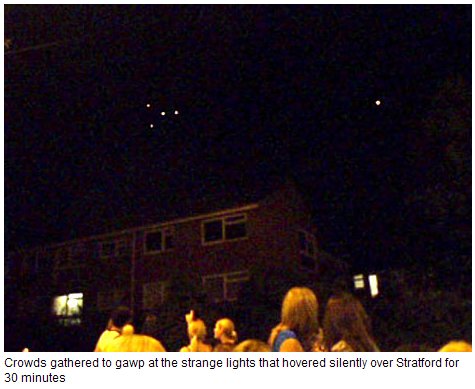 UFOs over England