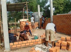 building a house in Cambodia